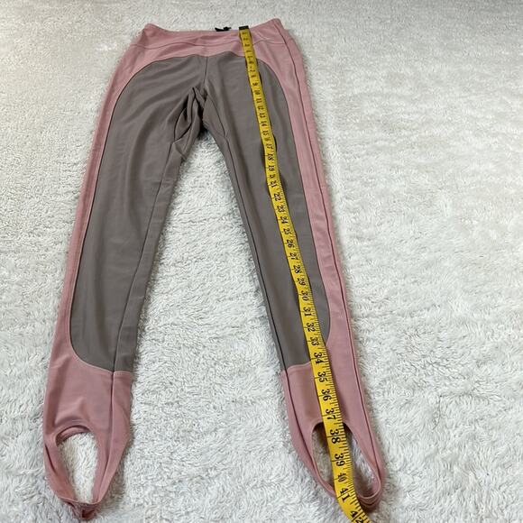 Out From Under Urban Outfitters pink and taupe stirrup leggings, size medium - Picture 7 of 14